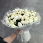 51 белый пион